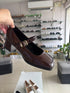 Elegant Square Toe Mary Jane Heel